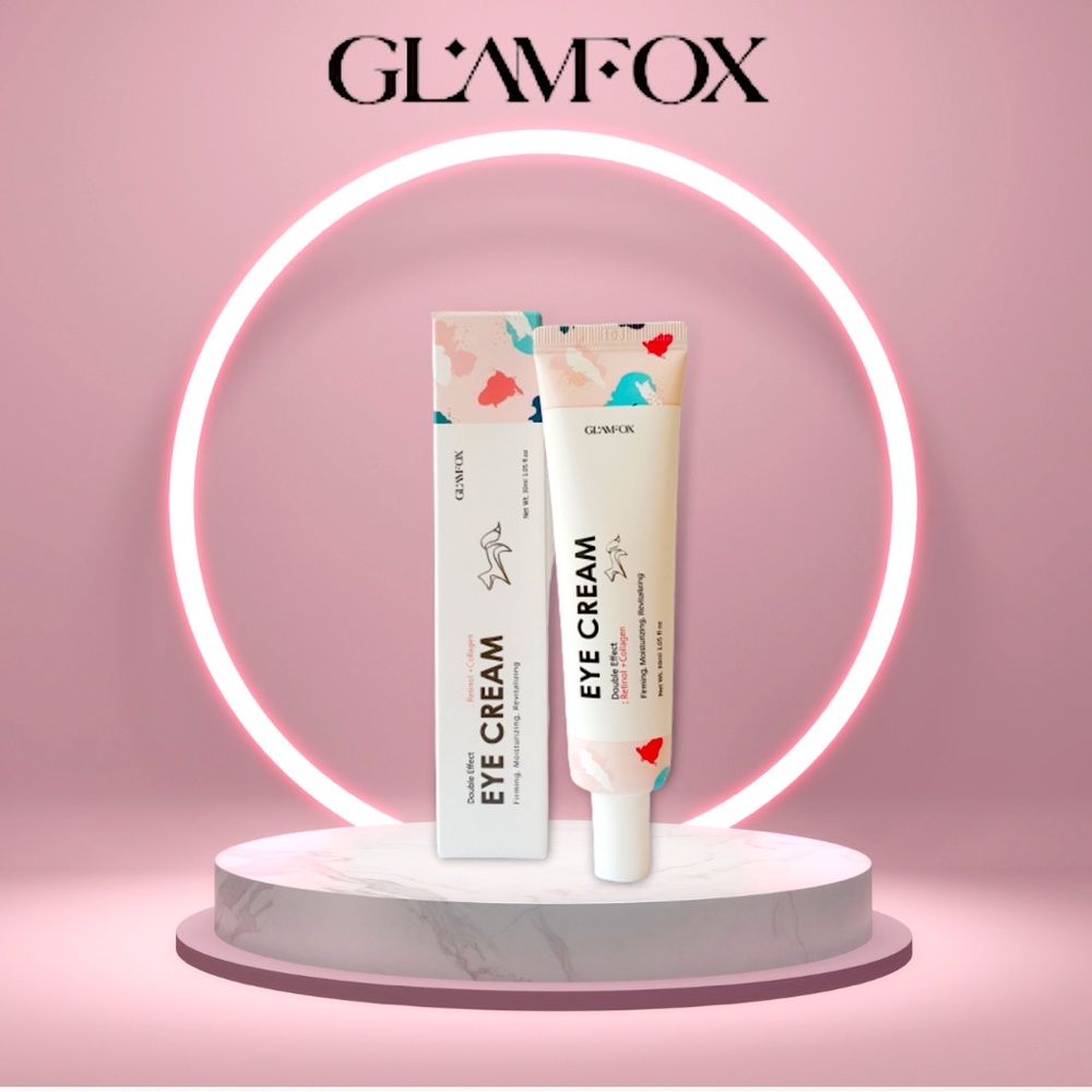 GLAMFOX Double Effect Eye Cream: Retinol + Collagen (net wt. 30 ml)